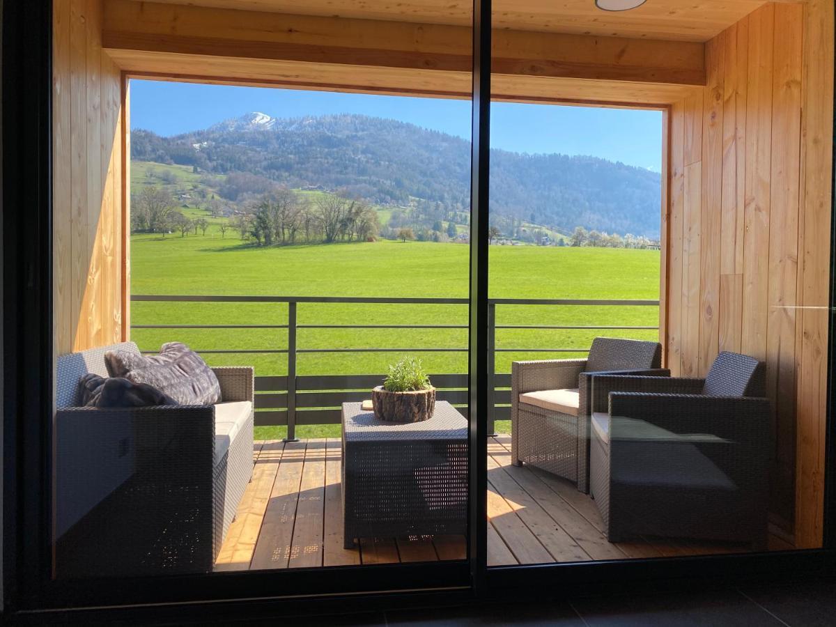 Gite De Charme Avec Jacuzzi #Calme #Cosy Viuz-en-Sallaz Exterior photo